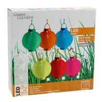 Artikel Lampion LED med solcelle 20cm grøn