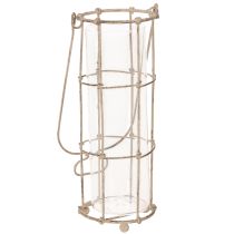 Artikel Havelanterne, metalvindlampe Ø8,5 cm H23/18,5/14,5 cm 3-delt sæt