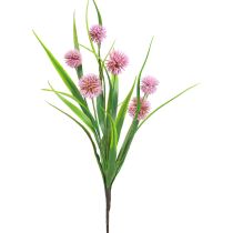 Artikel Kunstige blomster kugleblomst allium prydløg kunstig pink 45cm
