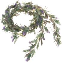 Artikel Lavendel Blomsterguirlande Kunstig Lilla Grøn 180cm 2stk
