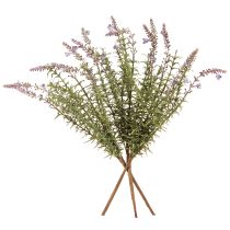 Artikel Lavendel kunstige urter på stilk med 7 grene 40cm 3stk