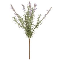 Artikel Lavendel kunstige urter på stilk med 7 grene 40cm 3stk