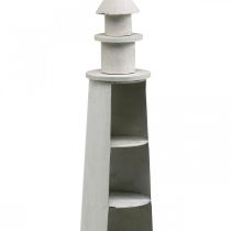 Artikel Fyrtårn Shabby Chic Creme Sommerdekoration Maritim Ø14,5cm H51cm