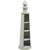 Artikel Fyrtårn Shabby Chic Creme Sommerdekoration Maritim Ø14,5cm H51cm