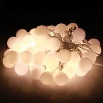Artikel Fairy lights balls timer 60 LED varm hvid indvendig udvendig 9m