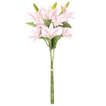 Artikel Kunstig liljeblomst, stilkblomst, dekoration, 68 cm, 3 stk.