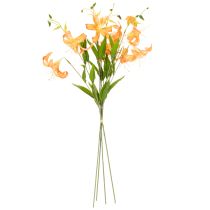 Artikel Kunstige liljer, dekoration til bryllupper og begivenheder, 77 cm, 4 stk.