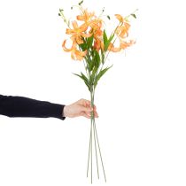 Artikel Kunstige liljer, dekoration til bryllupper og begivenheder, 77 cm, 4 stk.