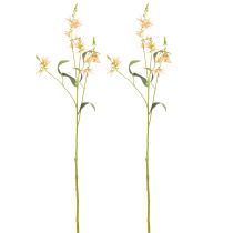 Artikel Kunstig lilje med lang stilk, kunstig blomst, dekoration til bryllupsværelset, 110 cm, 2 stk.