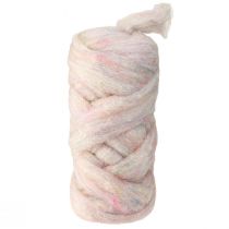 Artikel Lunte Wool Lunte lavet af farveægte naturuld, farverig 10m