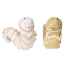 Artikel Sjov orme dekoration keramik larve hængende dekoration potte 9x6cm 2stk