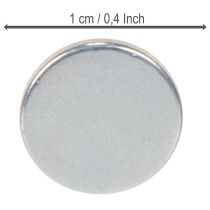 Artikel Rund magnetisk skive til lysestager og metalbakker, 1 cm, 20 stk.