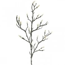 Spring Magnolia Branch Knop Kunstig Gren Brun Hvid L100cm