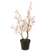 Artikel Mandeltræ Stor kunstig plante i Pot Pink White 74cm