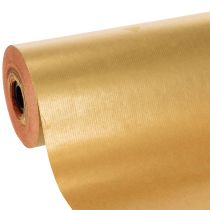 Artikel Manchetpapirrulle, guld/rød, 25 cm x 100 m, blomsterartikler