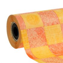 Manchetpapir gul-orange 25cm 100m