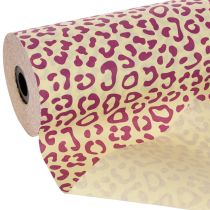 Artikel Manchetpapir, leopardprint, lilla, 25 cm, 100 m