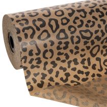 Artikel Manchetpapir, leopardmønster, rulle 25 cm 100 m, gaveindpakning