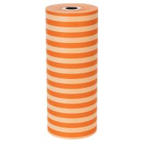 Artikel Manchetpapirrulle, orangestribet, 25 cm x 100 m