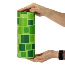 Artikel Manchetpapir til blomsterbuketter i mosaikdesign, 25 cm x 100 m