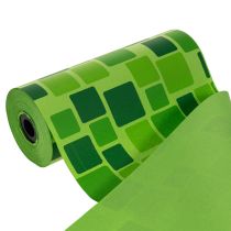 Artikel Manchetpapir til blomsterbuketter i mosaikdesign, 25 cm x 100 m