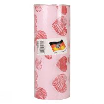 Artikel Manchetpapir silkepapir pink hjerter 25cm 100m