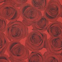 Artikel Manchetpapir silkepapir røde roser 25cm 100m