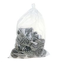 Artikel Maritima kogler 10cm - 14cm hvidkalkede 25 stk