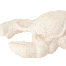 Artikel Maritim Dekoration Figur Keramik Hummer Hvid 17,5×9×3cm
