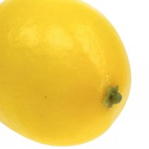 Middelhavs dekorativ citron Kunstig citron L6,5cm Ø5cm