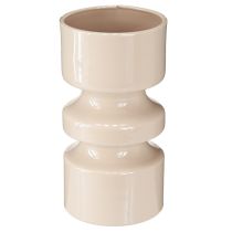 Artikel Metal Blomstervase Cappuccino Brun Emalje Ø9cm H17,5cm