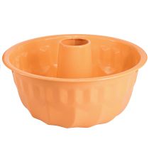 Artikel Metal dekorativ bageform Gugelhupf orange Ø23cm H12cm
