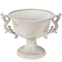 Artikel Metal dekorative trofæ med håndtag vintage grå rust H18,5cm