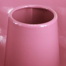 Artikel Metal dekorativ skål bageform Gugelhupf pink Ø23cm H12cm