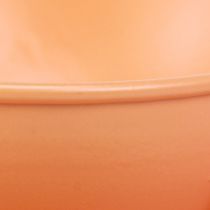 Artikel Metal dekorativ kop orange Ø11,5cm H6cm med underkop 2 stk