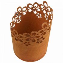 Metal dekorativ rust lanterne metal potte Ø16cm H23cm