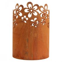 Metal dekorativ rust lanterne metal potte Ø16cm H23cm