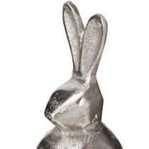 Artikel Dekorativ kaninsølv – Moderne påskefigur lavet af metal til stilfuld forårsdekoration 11cm 3 stk