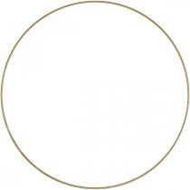 Artikel Metalring dekorativ ring Scandi ring dekorativ løkke guld Ø30,5cm 6 stk