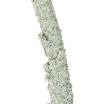 Artikel Dekorativ rund ring på træbase, metal, til tørrede blomster, 52 cm