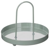 Artikel Dekorativ bakke til brug i køkkenet og til at dekorere spisebordet, højt håndtag, 18 cm