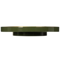Artikel Dekorativ bakke i grøn med guldkant, moderne, 30 cm