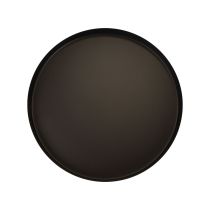Artikel Metalbakke rund lysbakke sort Ø20cm H2,5cm 2stk