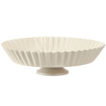 Artikel Metalplade grå retro dekorativ tallerken med basismetal Ø24cm 2 stk.