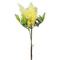 Artikel Kunstig plante sølv akacie mimosa gul blomstrende 53cm 3stk