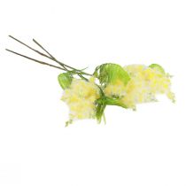 Artikel Kunstig plante sølv akacie mimosa gul blomstrende 53cm 3stk