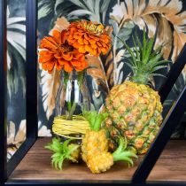 Artikel Mini ananas kunstig H6,5cm - 8cm 6 stk
