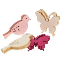 Artikel Mini forårsdrys dekoration 2cm pink assorteret 144 stk