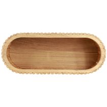 Artikel Mini højbed, oval, træ, 50×20 cm, H40 cm