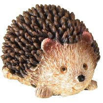 Artikel Mini pindsvin dekorationsfigurer efterår håndmalede 4×2,5×2 cm 6 stk.